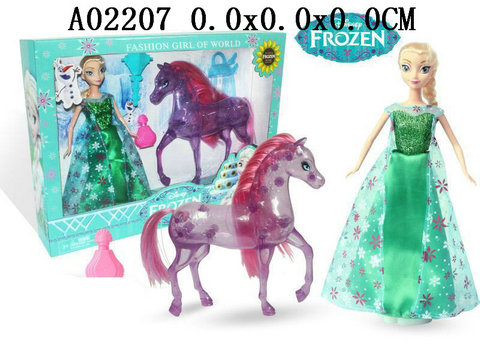 Doll with horse