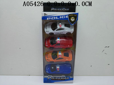 P/b police car (2 s 4 c)