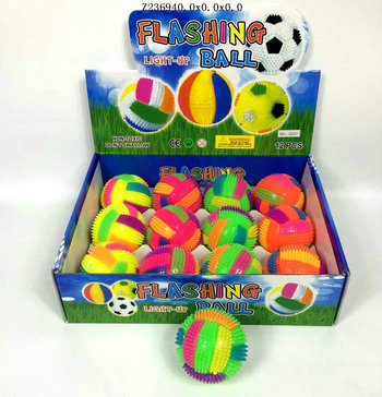 7.5cm Volleyball with light & sound (12p)