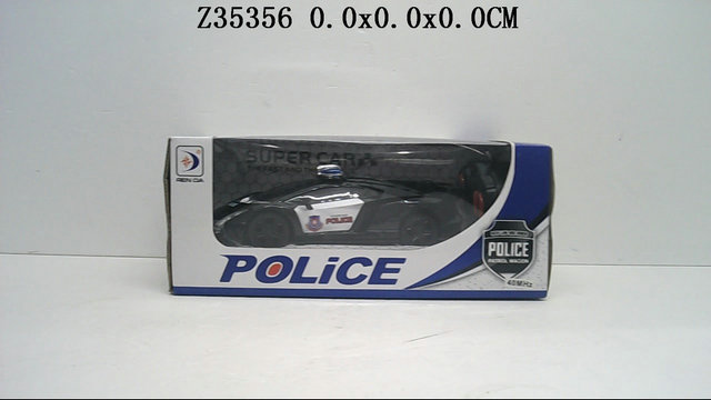 124 R/C police car